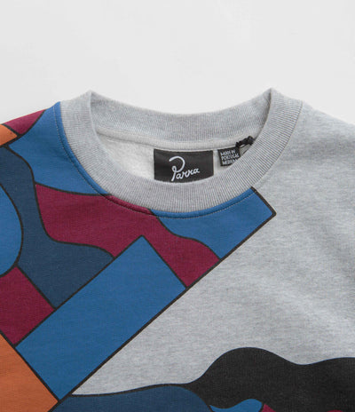 by Parra Etappe 17 Crewneck Sweatshirt - Heather Grey