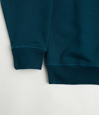 by Parra Fast Food Logo Crewneck Sweatshirt - Deep Sea Green