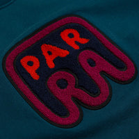 by Parra Fast Food Logo Crewneck Sweatshirt - Deep Sea Green thumbnail
