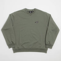by Parra Flag Logo Crewneck Sweatshirt - Green thumbnail