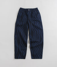 by Parra Flowing Stripes Pants in Blue