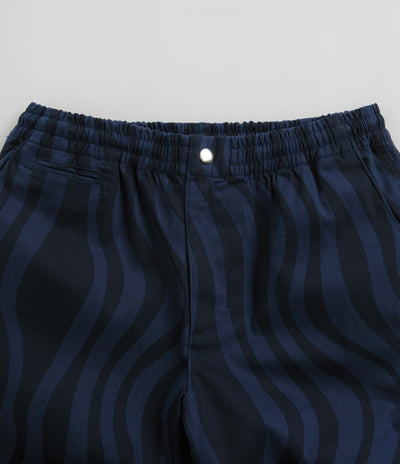 by Parra Flowing Stripes Pants in Blue
