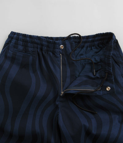 by Parra Flowing Stripes Pants in Blue