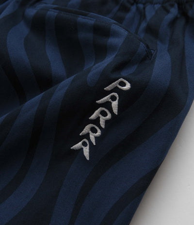 by Parra Flowing Stripes Pants in Blue