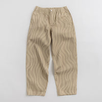 by Parra Flowing Stripes Pants in Tan thumbnail