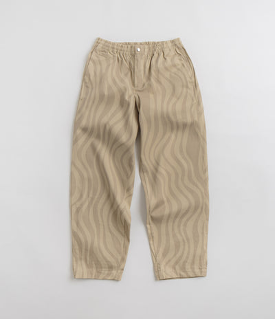 by Parra Flowing Stripes Pants in Tan