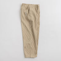 by Parra Flowing Stripes Pants in Tan thumbnail