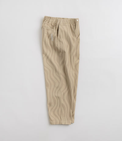 by Parra Flowing Stripes Pants in Tan