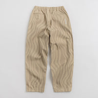 by Parra Flowing Stripes Pants in Tan thumbnail