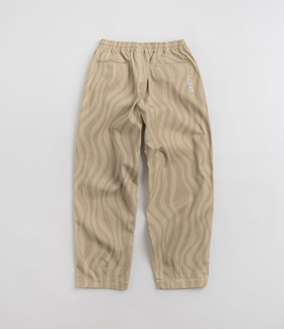 by Parra Flowing Stripes Pants in Tan