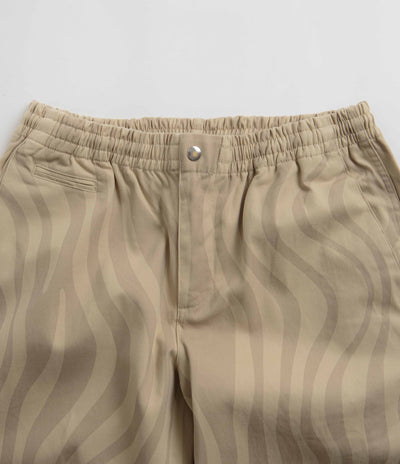 by Parra Flowing Stripes Pants in Tan