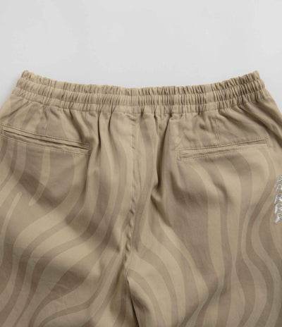 by Parra Flowing Stripes Pants in Tan