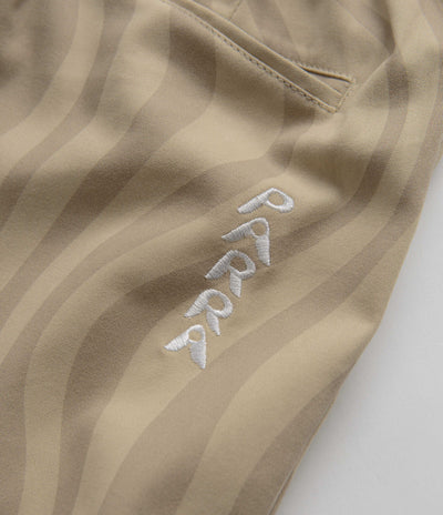 by Parra Flowing Stripes Pants in Tan