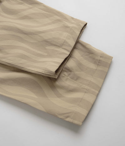 by Parra Flowing Stripes Pants in Tan