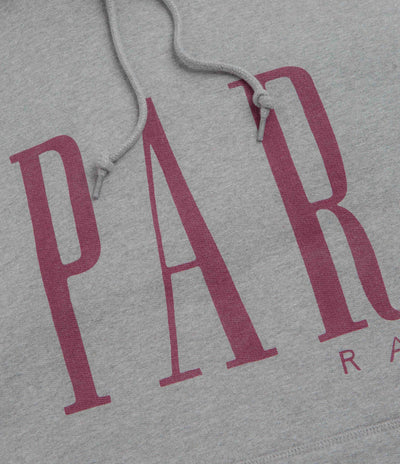 by Parra Gapped Hoodie in Grey