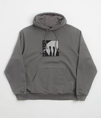 by Parra Get On The Donkey Hoodie in Washed Grey