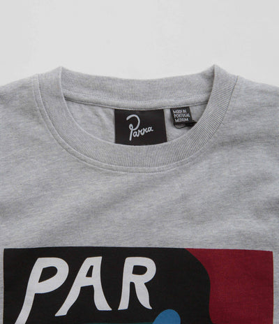 by Parra Ghost Caves T-Shirt in Heather Grey