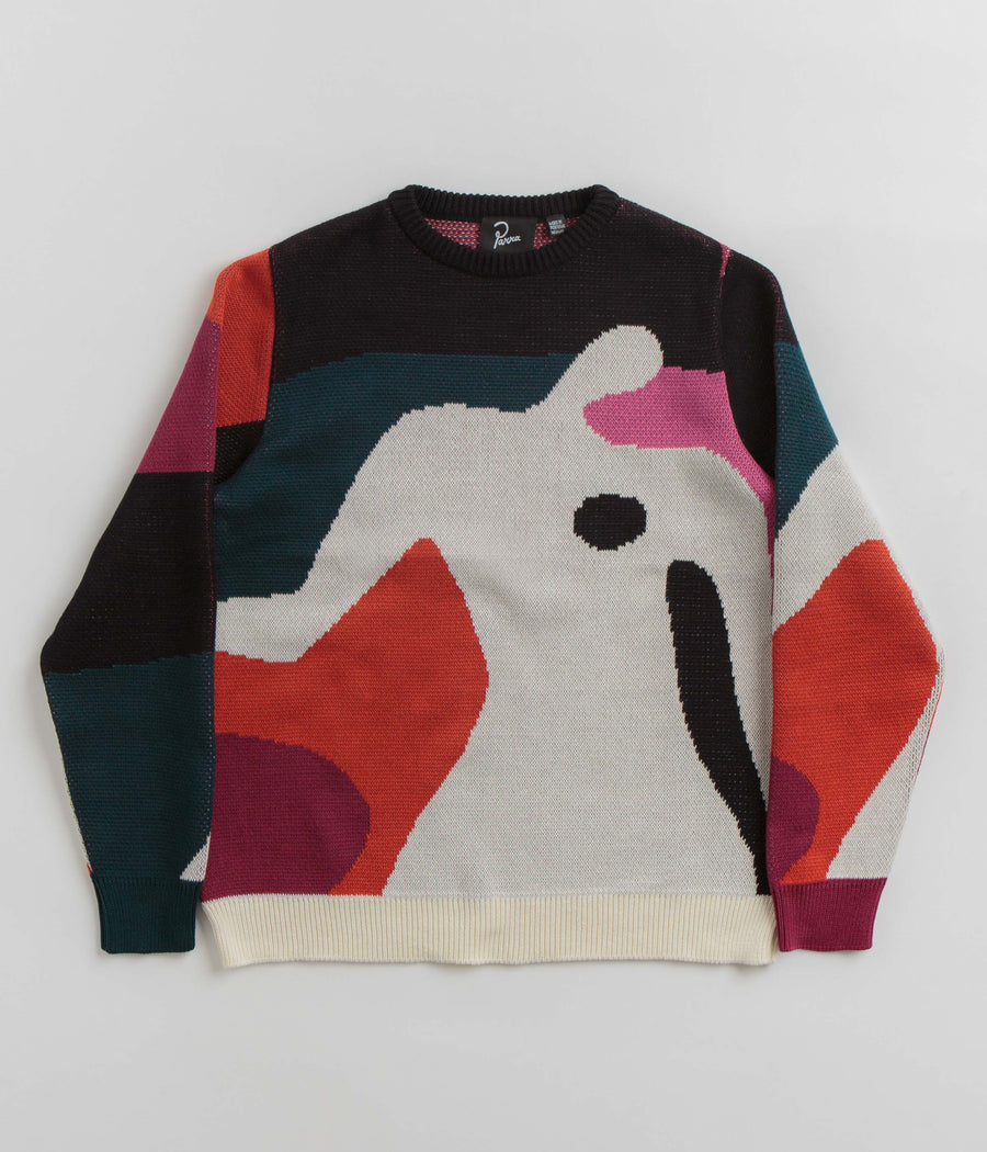 by Parra Grand Ghost Caves Knitted Sweatshirt in Multi