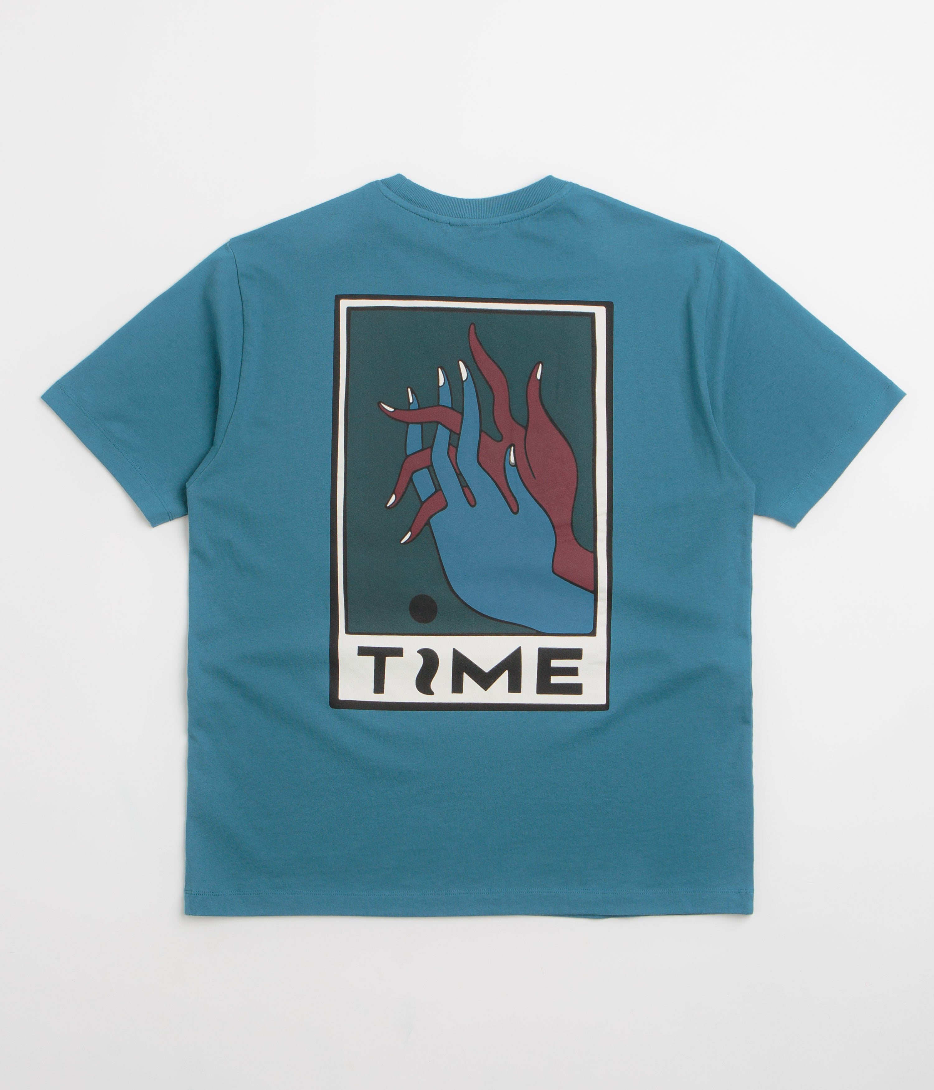 by Parra Hands Of Time T-Shirt in Blue