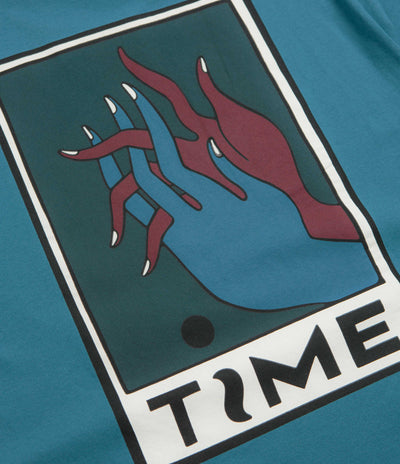 by Parra Hands Of Time T-Shirt in Blue