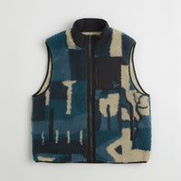 by Parra Infinite Bird Reversible Vest - Navy Blue thumbnail