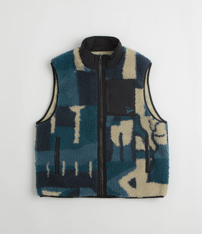 by Parra Infinite Bird Reversible Vest - Navy Blue