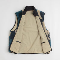 by Parra Infinite Bird Reversible Vest - Navy Blue thumbnail