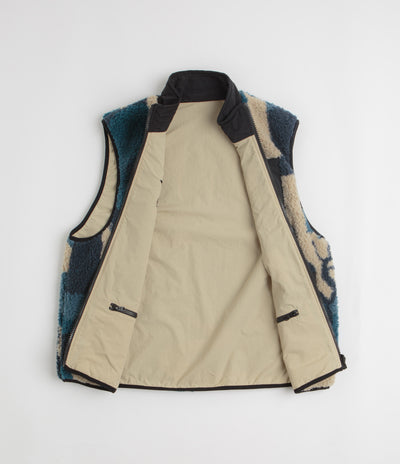 by Parra Infinite Bird Reversible Vest - Navy Blue