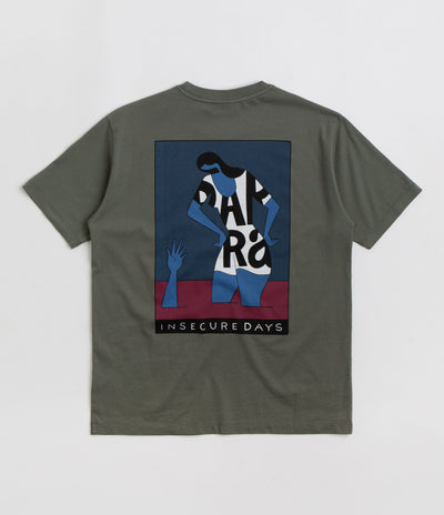 by Parra Insecure Days T-Shirt - Greyish Green