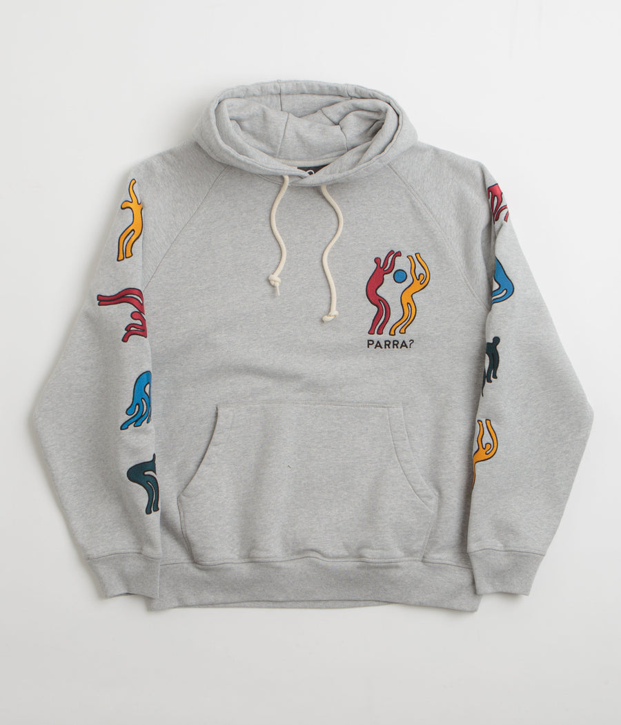 by Parra La Chambre Nuit Hoodie in Heather Grey