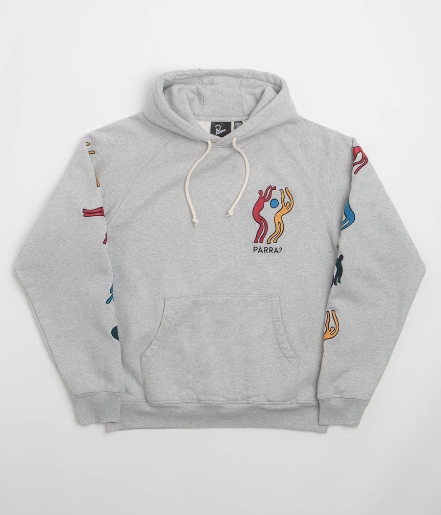 by Parra La Chambre Nuit Hoodie - Heather Grey