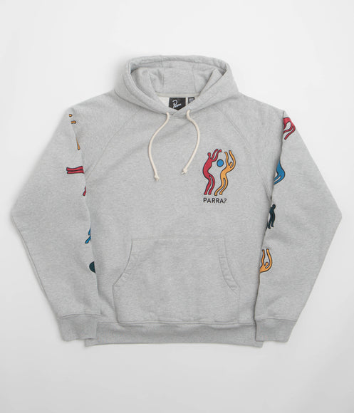 by Parra La Chambre Nuit Hoodie - Heather Grey