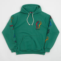 by Parra La Chambre Nuit Hoodie in Washed Green thumbnail