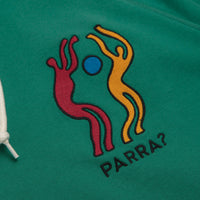 by Parra La Chambre Nuit Hoodie in Washed Green thumbnail