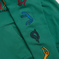 by Parra La Chambre Nuit Hoodie in Washed Green thumbnail