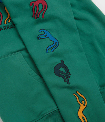 by Parra La Chambre Nuit Hoodie in Washed Green