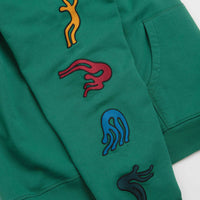 by Parra La Chambre Nuit Hoodie in Washed Green thumbnail