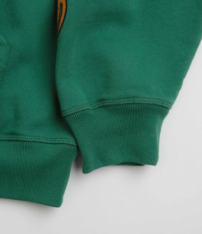 by Parra La Chambre Nuit Hoodie in Washed Green