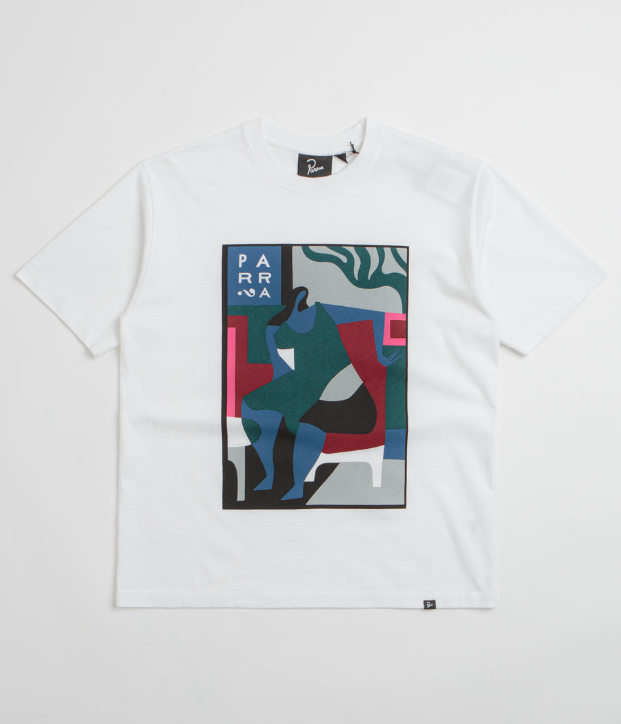 by Parra Leaving Now T-Shirt - White