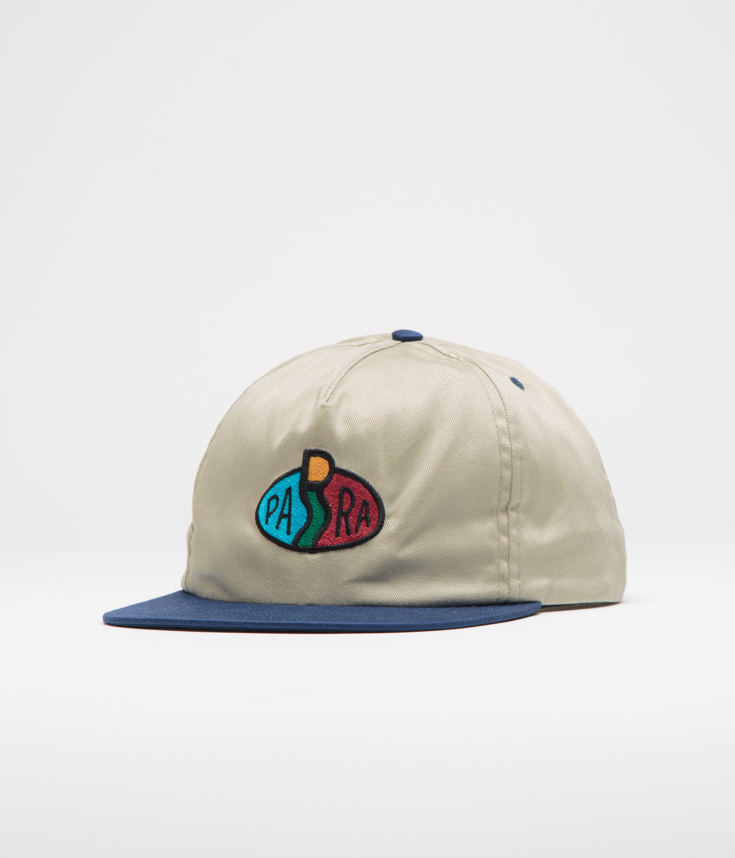 by Parra Legs Logo Cap in Off White