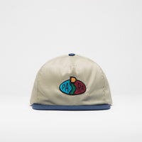 by Parra Legs Logo Cap in Off White thumbnail