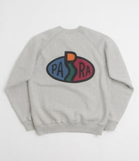 by Parra Legs Logo Crewneck Sweatshirt in Heather Grey