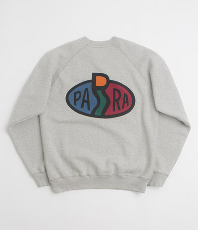 by Parra Legs Logo Crewneck Sweatshirt - Heather Grey