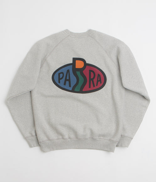 by Parra Legs Logo Crewneck Sweatshirt - Heather Grey