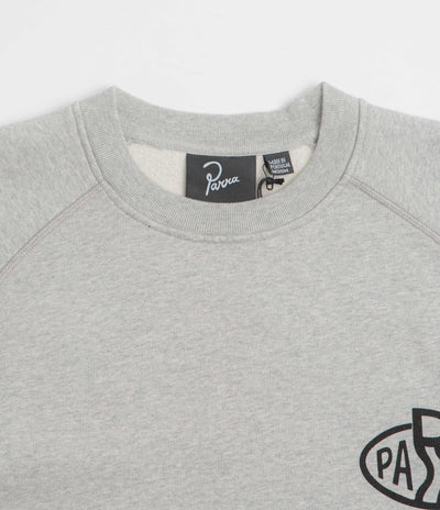 by Parra Legs Logo Crewneck Sweatshirt - Heather Grey