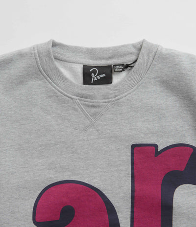 by Parra Loudness Crewneck Sweatshirt - Heather Grey