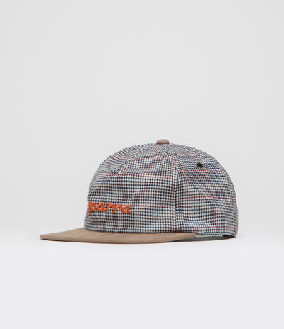 by Parra Lowercase Logo 5 Panel Cap in Mushroom