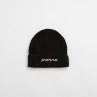 by Parra Lowercase Script Logo Beanie - Black thumbnail