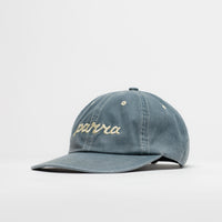 by Parra Lowercase Script Logo Cap - Blue thumbnail