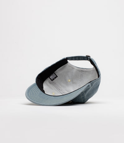 by Parra Lowercase Script Logo Cap - Blue